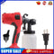 400W Plastic Electric Paint Spray Gun Latex Paint Spraying Machine (Red US)