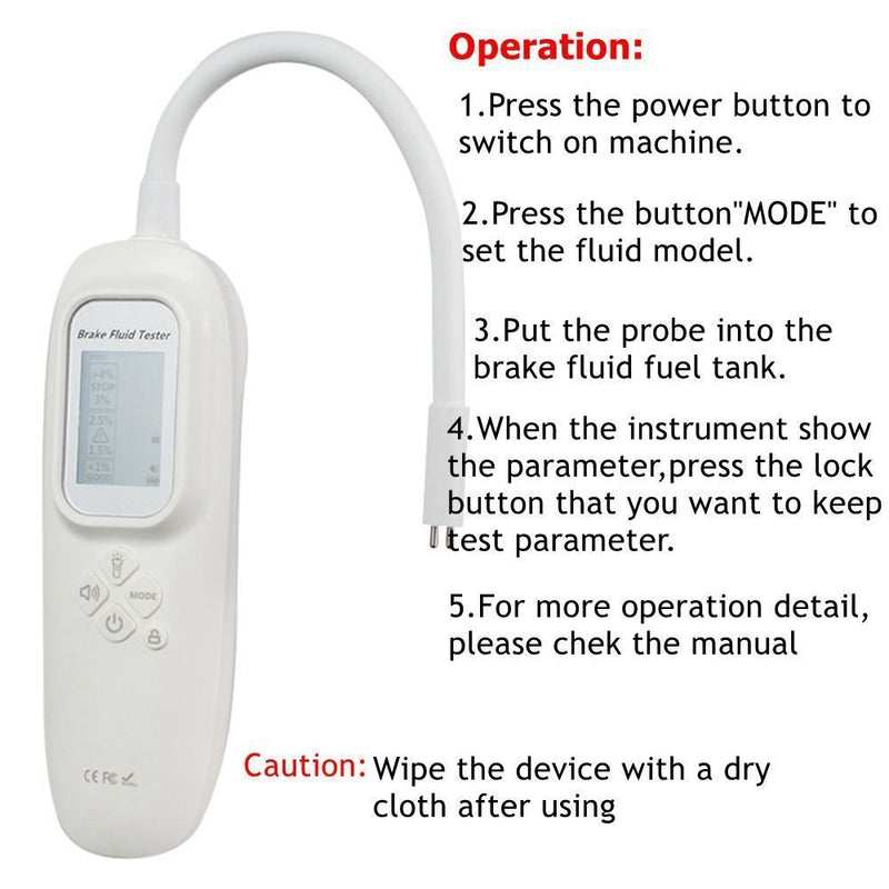 Engine Oil Tester Digital Car Brake Oil Testing Tool Car Brake Oil Tester