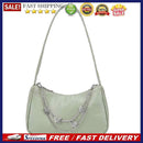 Fashion Women PU Leather Butterfly Chain Underarm Bags Casual Ladies Small Purse