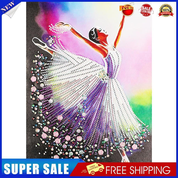Ballet Girl 5D DIY Special Shape Part Drill Diamond Painting Needlework Set