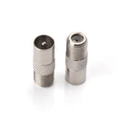 Aerial Male Adapter F-Type F Female To TV Male Satellite Coax Connector