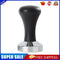 Coffee Tamper Powder Wood Handle Espresso Mat Powder Hammer (58mm Black)