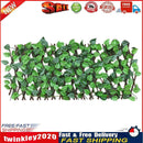 Simulation Fence Artificial Green Leaf Home Garden Yard Decor Wooden Fence Newly