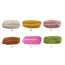 Stationery Storage Plush Pen Case Student School Pencil Organizer (Coffee)