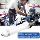 200cc Car Oil Fluid Extractor Filling Syringes Bottle Hand Pump Car Accessories