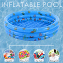Children Inflatable Swimming Pool PVC Water Play Basin Bathtub Toys (130cm)