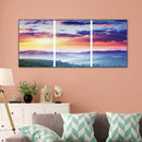 3 Panels Sunrise Oil Paint By Numbers DIY Craft Coloring Drawing Home Decoration