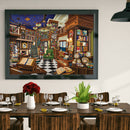 5D DIY Full Round Drill Diamond Painting Cozy study room