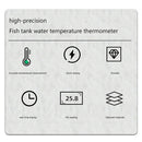 Aquarium LCD Digital Thermometer High Precision Temperature Meter (White)