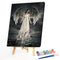 Angel Wings Oil Paint By Numbers Kits DIY Handpainted on Canvas Wall Art