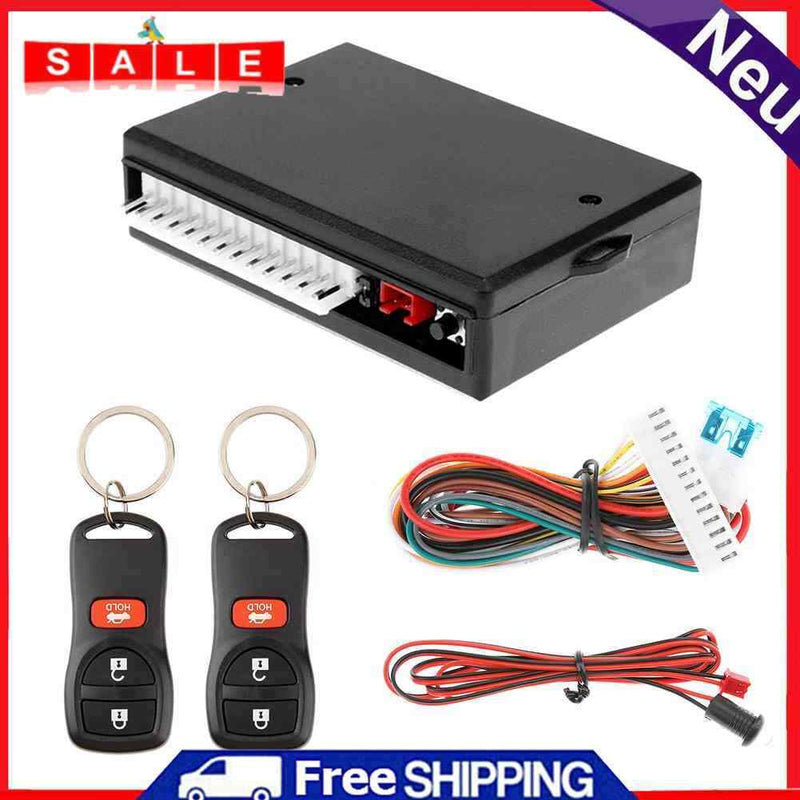 Starnearby Universal Car Car Remote Central Kit Vehicle Door Lock Alarm Keyles