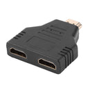 HDMI-Compatible Port Male to 2 HDMI-Compatible Female 1in 2 Out 1080P Splitter