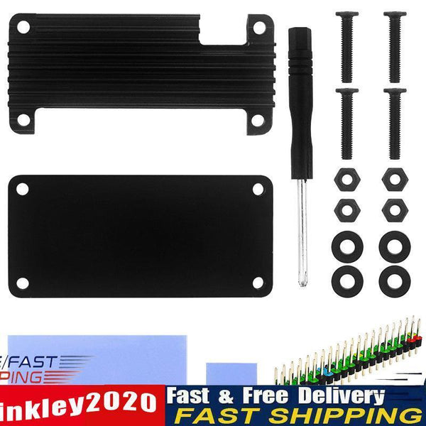 For Raspberry Pi Zero 2W Aluminum Shell Kit w/ Vertical Pin Header (Color) Newly