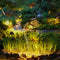 #A Solar LED Watering Can Light Garden Outdoor Waterproof Landscape Kettle Light