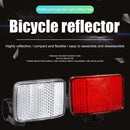 Mountain Bike Reflector Set MTB Bicycle Front Rear Reflectors Night Riding Newly