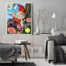 DIY Paint by Number Kits Goblin and Bird Pattern Art Zero Basis On Canvas