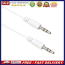 3.5 mm TRS Stereo Jack Audio Cable 1/8 to 1/8 Male AUX Cord for Car Headphones