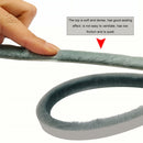 Self Adhesive Door Window Seal Brush Strip Sound Insulation Strip (Grey) Newly