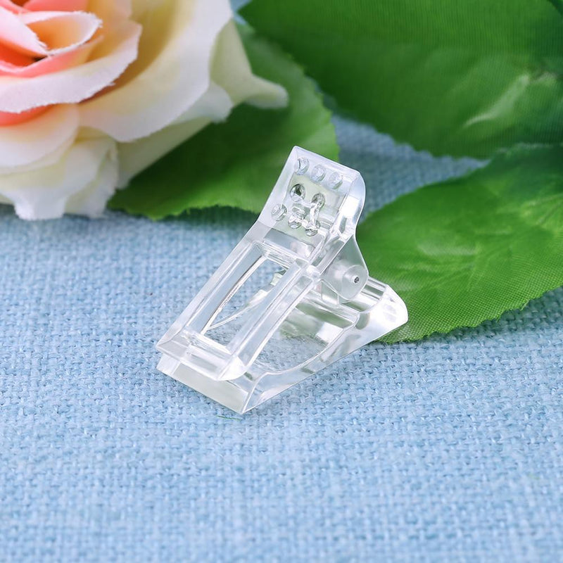 1pc Plastic Reusable Fixing Clamp UV Glue Fixed Clip Salon Manicure Tools