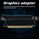 PCIe X16 Riser 90 Degree Right Angle PCI Express X16 Graphics Card Adapter