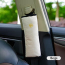 Plush Car Seat Belt Cover Breathable Kids Seatbelt Shoulder Pad (Beige)
