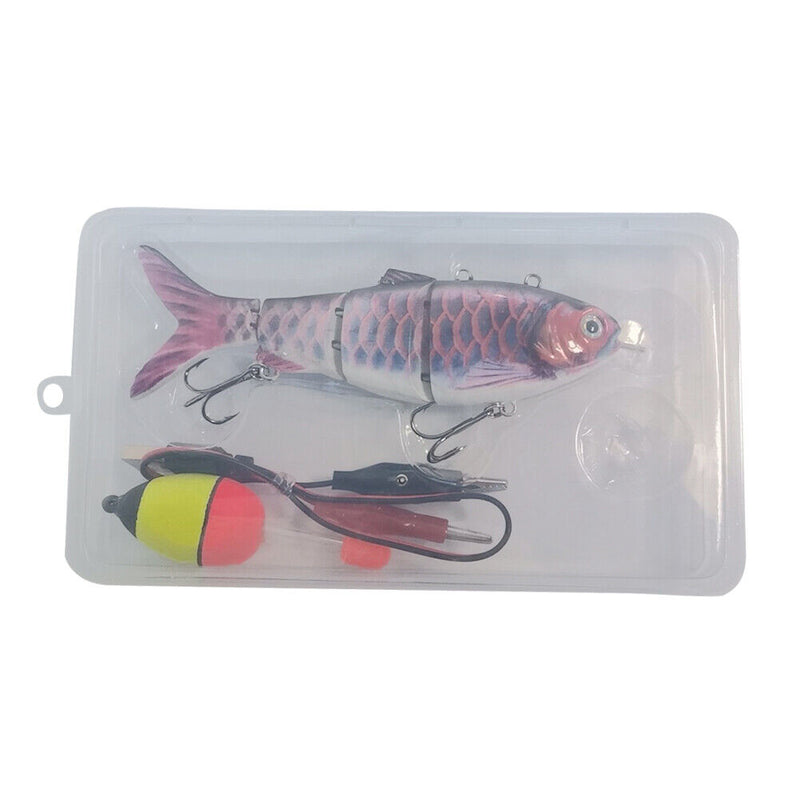 Robotic Fishing Lure Electric Wobbler 4-Segment Auto Swimbait USB (BL-2023)