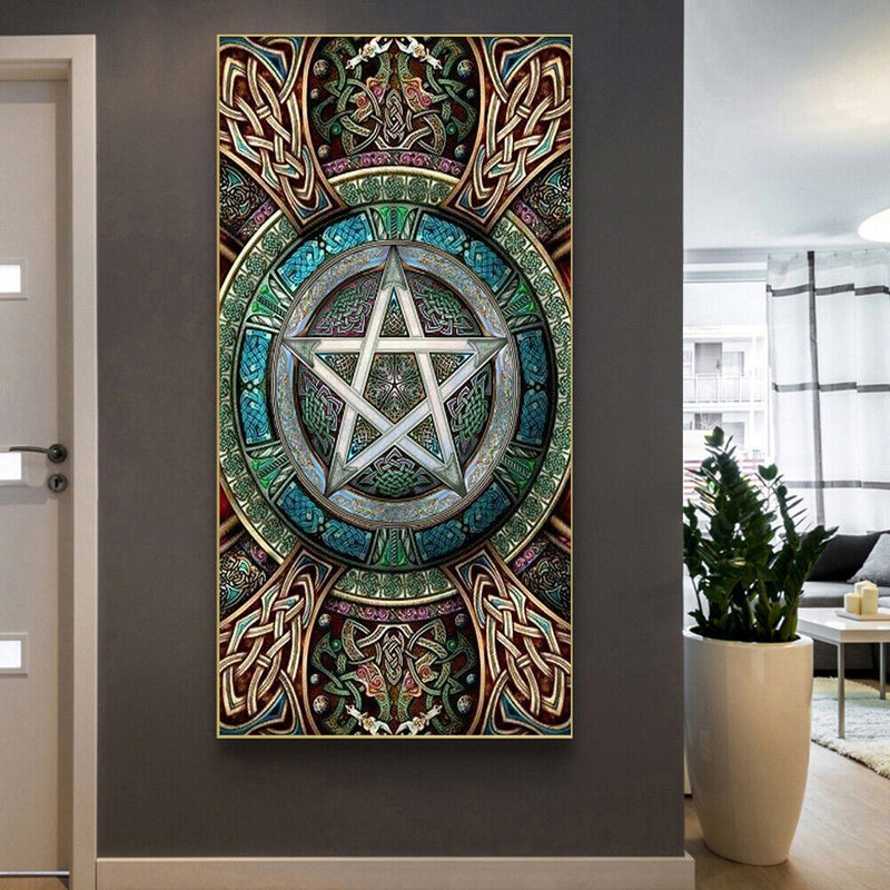 Celtic Totem Oil Paint By Numbers Kits Canvas Picture DIY Wall Drawing Craft