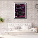 5D Diamond Painting English Letters Partial Special Shape Drill DIY Home Decor