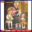 5D Kit Rhinestone Pictures DIY Old Man Child Full Round Drill Diamond Paintin