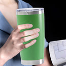 Thermal Car Cup Stainless Tea Coffee Vacuum Insulated Bottle (Fruit Green) Newly