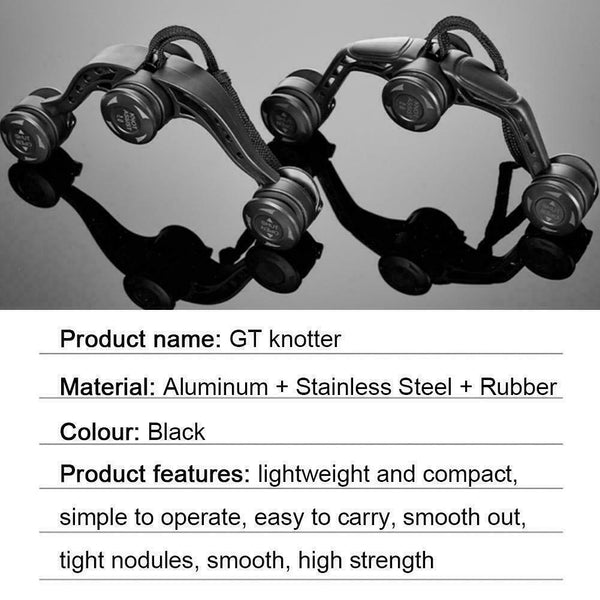 Fishing Knotter Assist Knot Tool Bobbin Winder GT Line Knotting Machine Z3F1