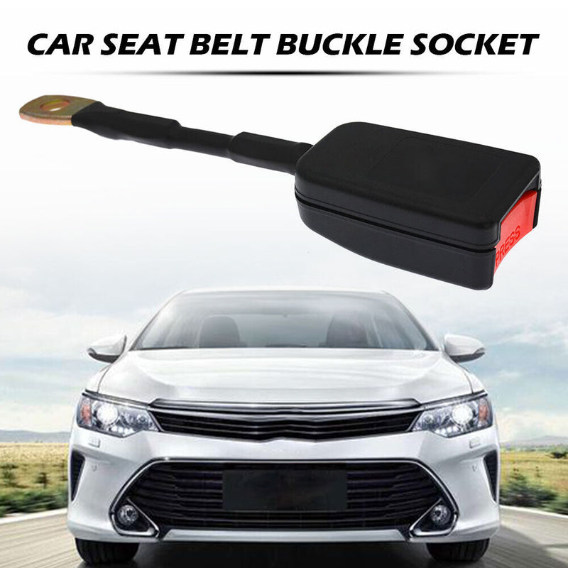 Unviersal Car Front Safety Seat Belt Seatbelt Buckle Socket Plug Connector Newly