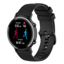 20mm Silicone Wristband Strap for Huawei Honor Magic Watch 2 42mm (Black)