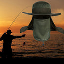 Fishing Hat Outdoor UV Protection Sunshade Big Brim Solid Camping Hiking Caps
