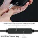 With Microphone Volume Control Aux Headphones Male to Male 3.5mm Audio Cable