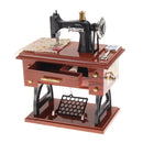 Retro Plastic Metal Sewing Machine Music Box Mechanical Jewelry Box (LJ-11)