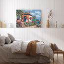 Seaside Holiday Cottage Oil Paint By Numbers Canvas DIY Picture for Adults Child