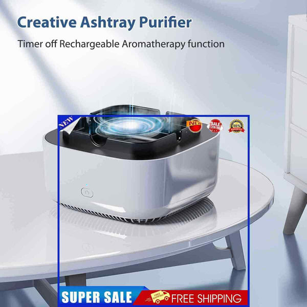 #A Electronic Aromatherapy Purifier USB Charging Smart Ash Tray Air Filter