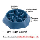 Interactive Rotary Puppy Dishes Dog Food Bowls Water Drinking Pet Slow Feeder