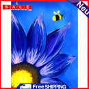 Flower Oil Paint By Numbers DIY Handpainted on Canvas Wall Art Picture Crafts