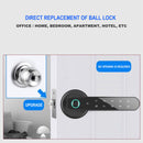 Biometric Fingerprint Password Lock Auto Security Smart Door Lock for Home Newly