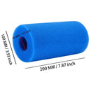 Swimming Pool 20x10cm Foam Reusable Washable Cleaner Filter Sponges (1pc)
