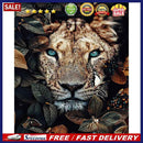 Oil Paint By Numbers Flowers Lion Frameless Picture Craft Kit for Living Ro