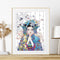 5D Diamond Painting Geisha Girl Partial Special Shape Drill DIY Mosaic Picture