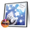 Handmade Blue Bear 5D DIY Full Round Drill Drawing Kit Artwork Diamond Painting