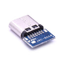 10PCS Micro USB 2.0 Type C Connector 14 Pin Female Socket  PCB 180 Vertical  USB