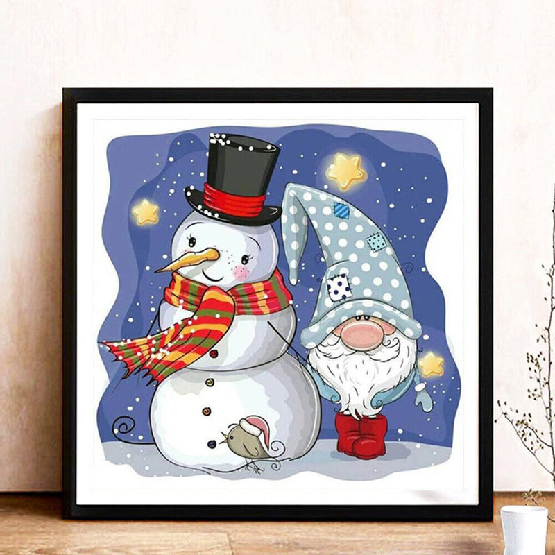 Snowman Goblin 5D DIY Full Drill Diamond Painting Picture Rhinestone Mosaic Art