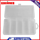 Multifunctional High Strength 5 Compartment Storage Case Box Transparent Visible PVC A