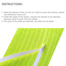 Bike Bicycle Cycling Motorcycle Wheel Tire Tyre Reflective Stickers(Yellow)