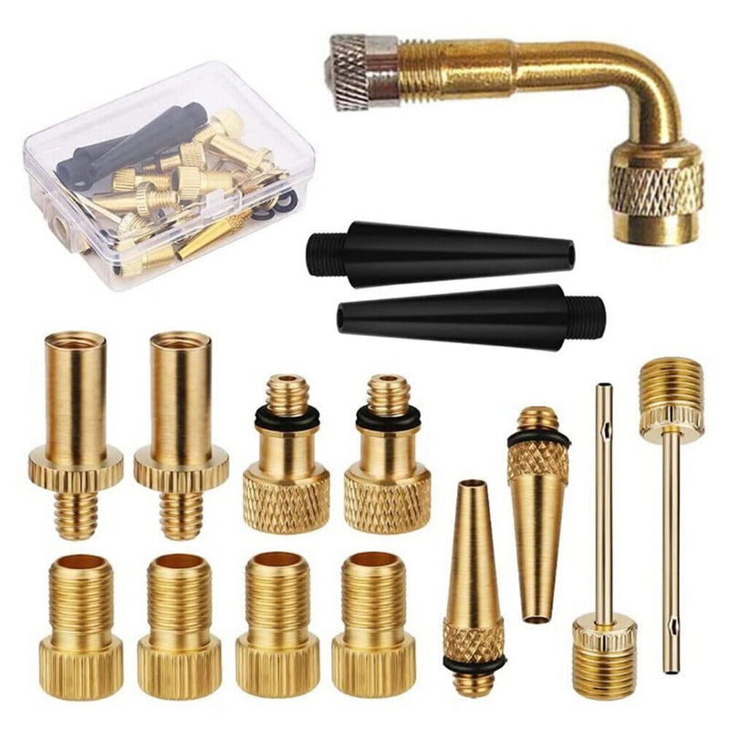 Motorcycle Bicycle Pump Air Tire Valve Extension Shaft Connection Kit for S